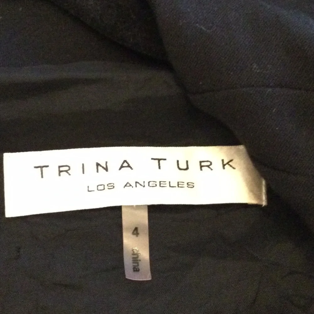 Trina Turk black dress size 4 - Picture 5 of 6